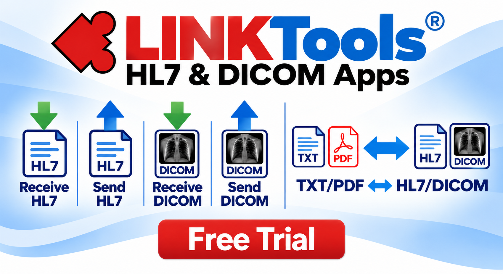 LINKTools HL7 and DICOM Apps - View available apps